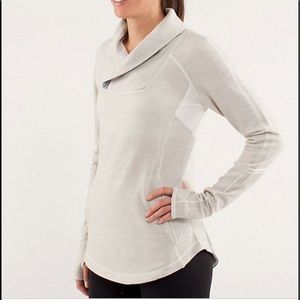 Lululemon Run: Pitter Patter Pullover Polar Cream
